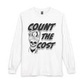 Count the Cost Long Sleeve Tee — Ecclesiastes 7:26 Christian Graphic Shirt