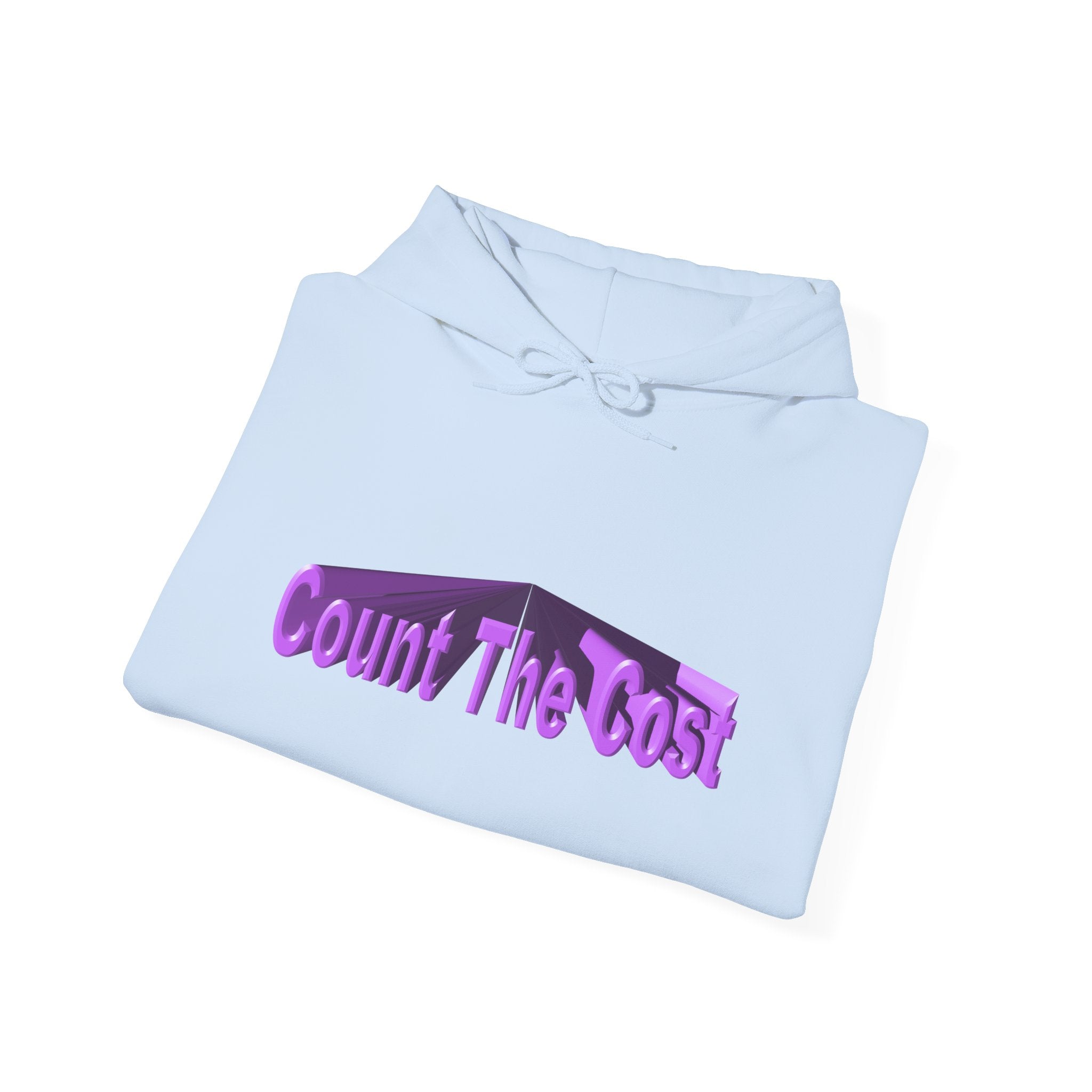 Count The Cost Hoodie — Christian Faith Quote Pullover (Matthew 10:32–33)