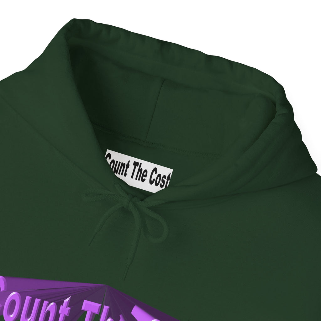 Count The Cost Hoodie — Christian Faith Quote Pullover (Matthew 10:32–33)