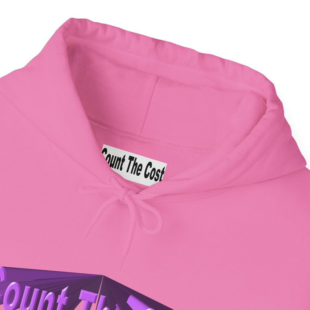 Count The Cost Hoodie — Christian Faith Quote Pullover (Matthew 10:32–33)