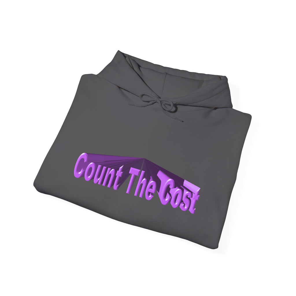 Count The Cost Hoodie — Christian Faith Quote Pullover (Matthew 10:32–33)