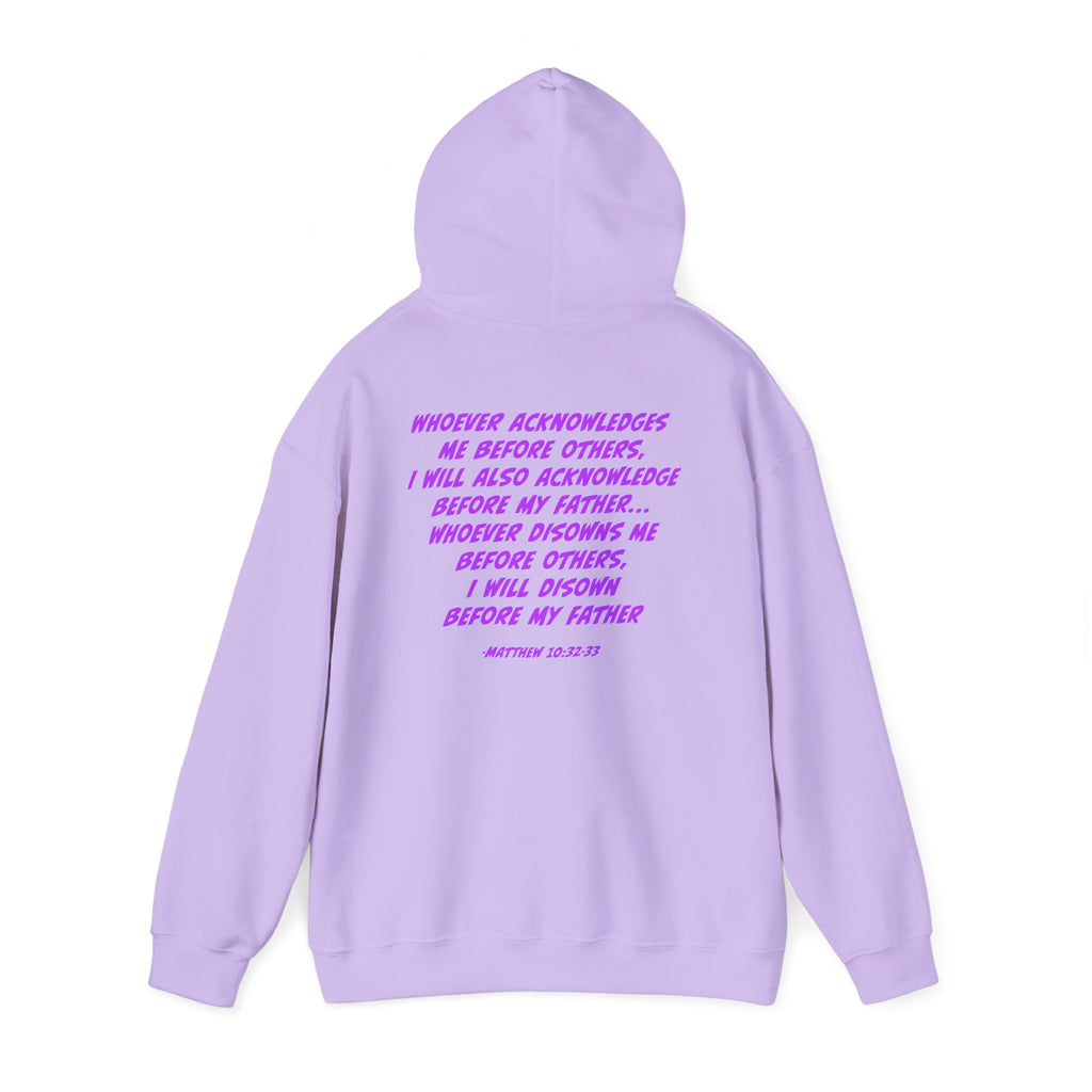 Count The Cost Hoodie — Christian Faith Quote Pullover (Matthew 10:32–33)