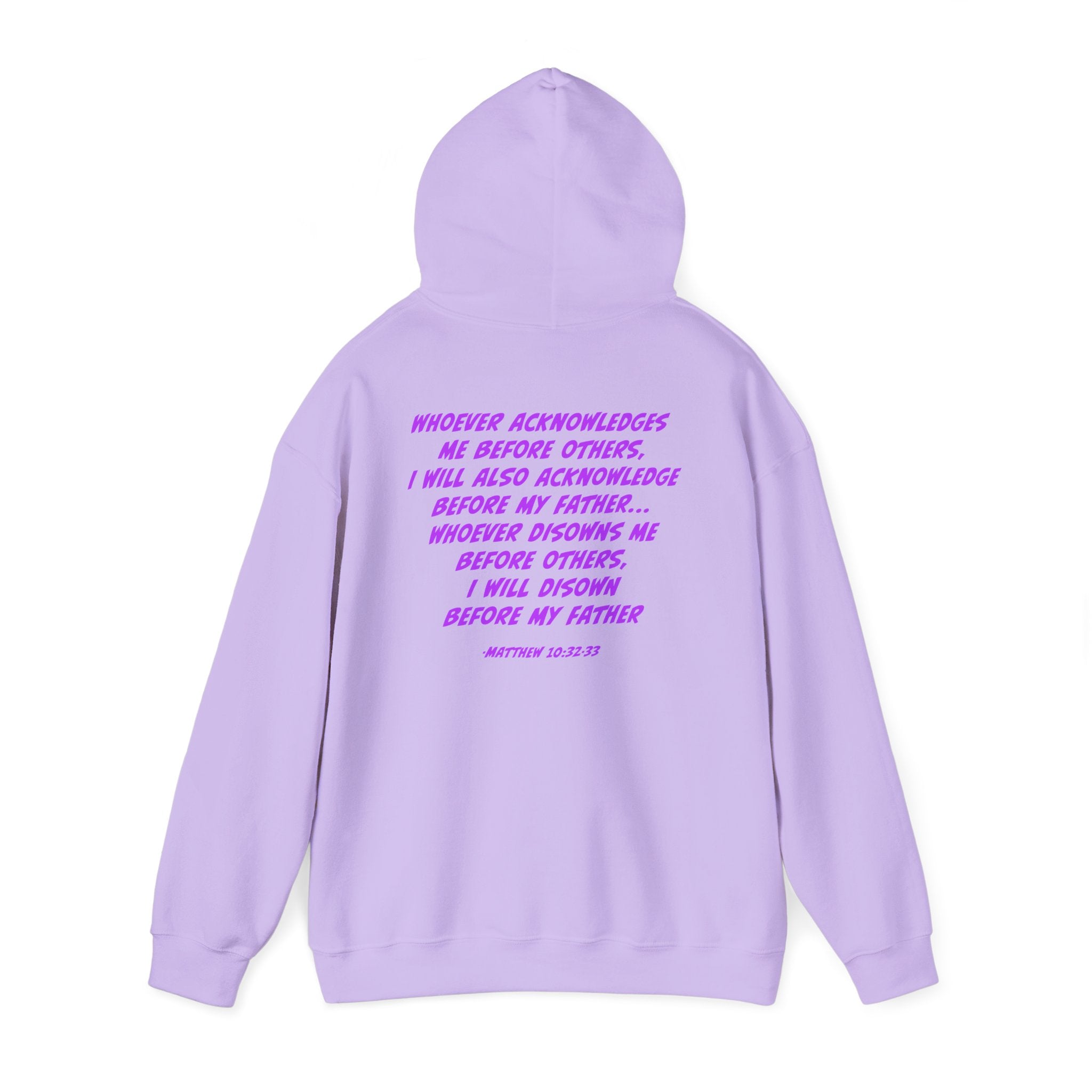 Count The Cost Hoodie — Christian Faith Quote Pullover (Matthew 10:32–33)