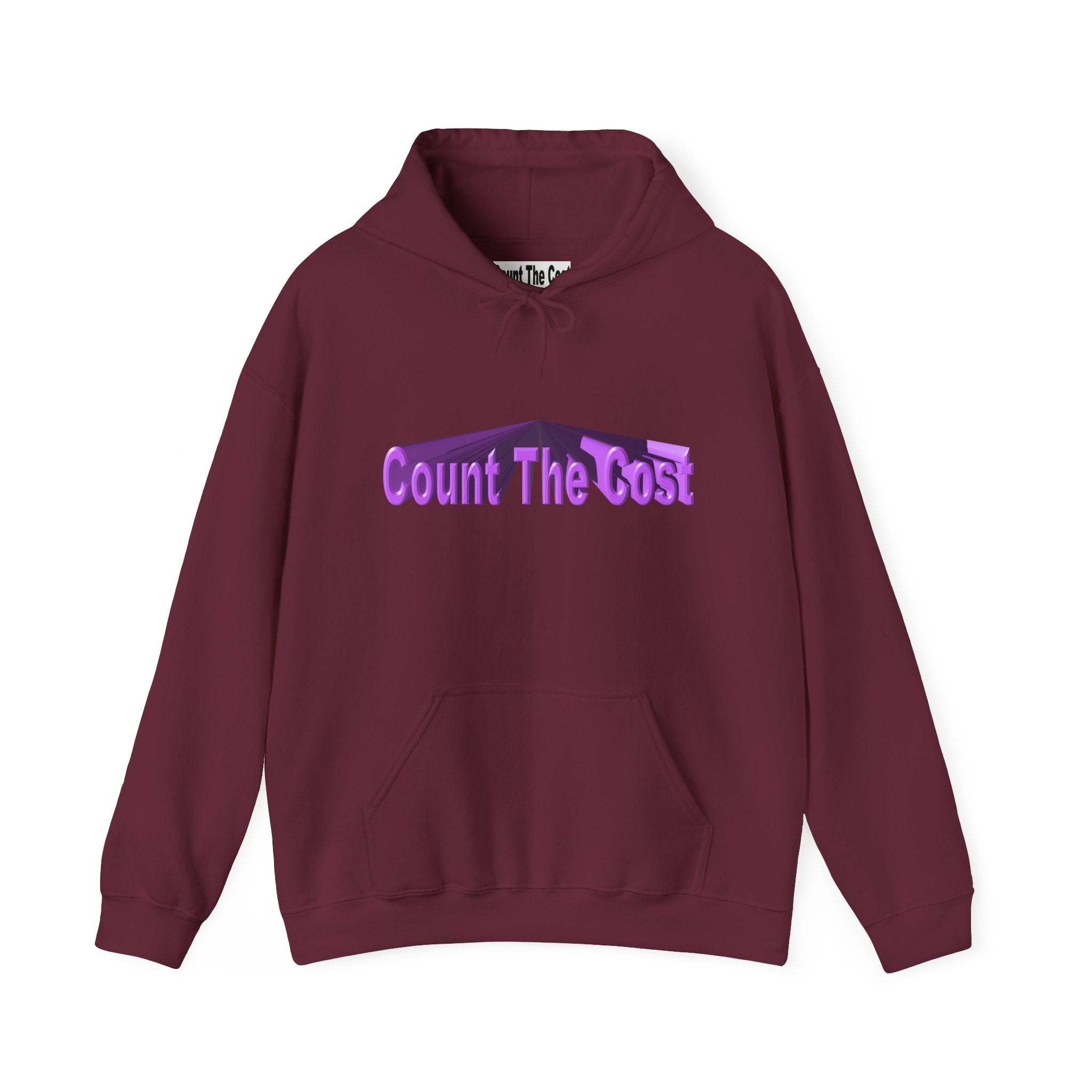 Count The Cost Hoodie — Christian Faith Quote Pullover (Matthew 10:32–33)
