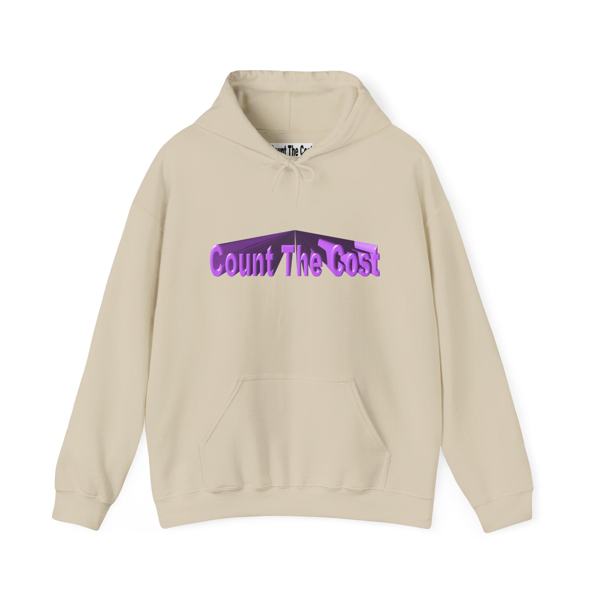 Count The Cost Hoodie — Christian Faith Quote Pullover (Matthew 10:32–33)