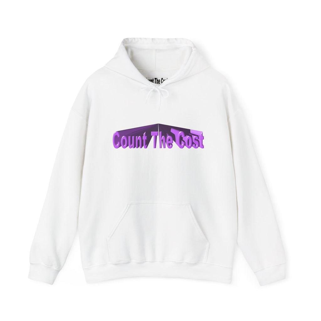 Count The Cost Hoodie — Christian Faith Quote Pullover (Matthew 10:32–33)