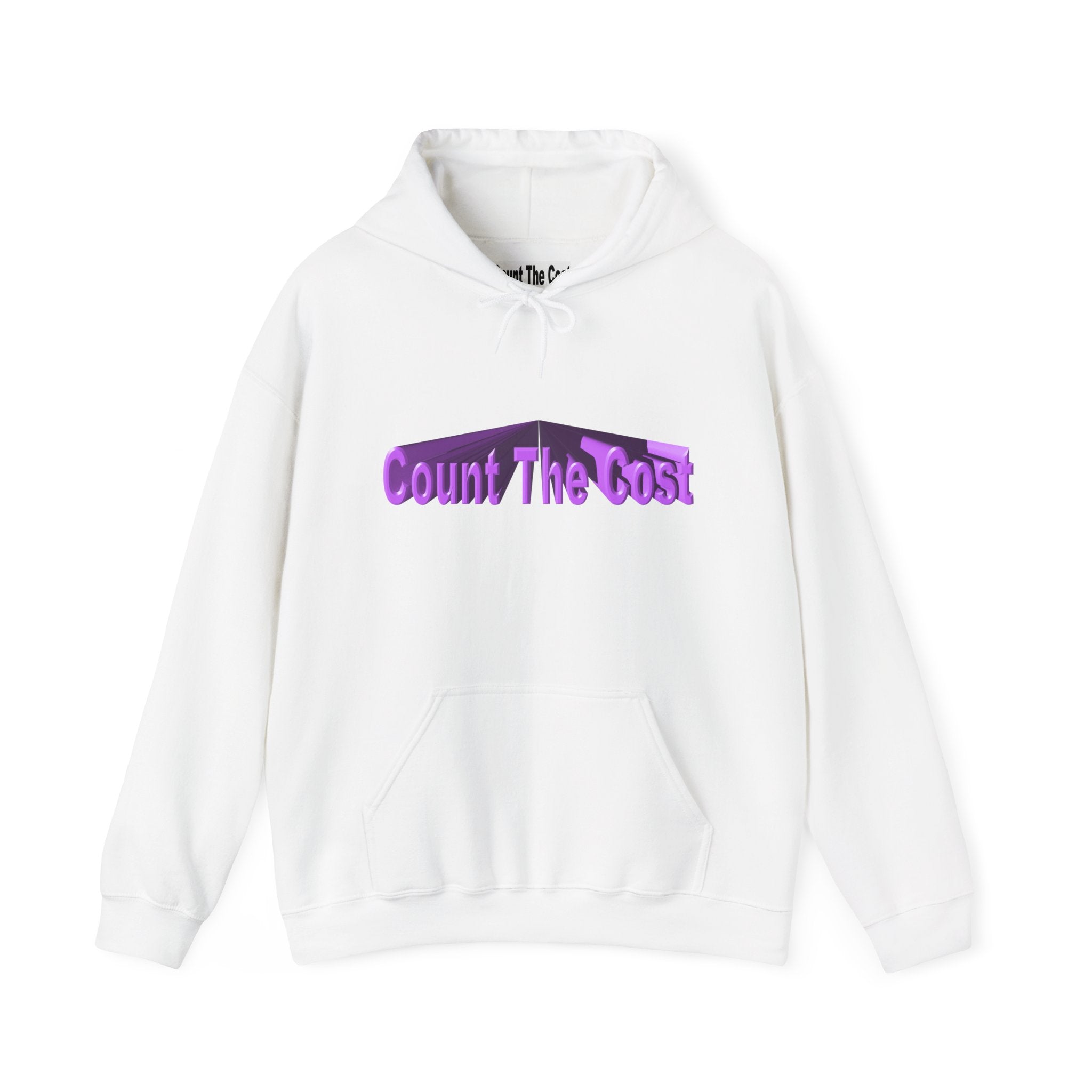 Count The Cost Hoodie — Christian Faith Quote Pullover (Matthew 10:32–33)