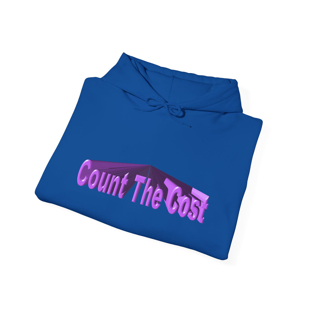Count The Cost Hoodie — Christian Faith Quote Pullover (Matthew 10:32–33)