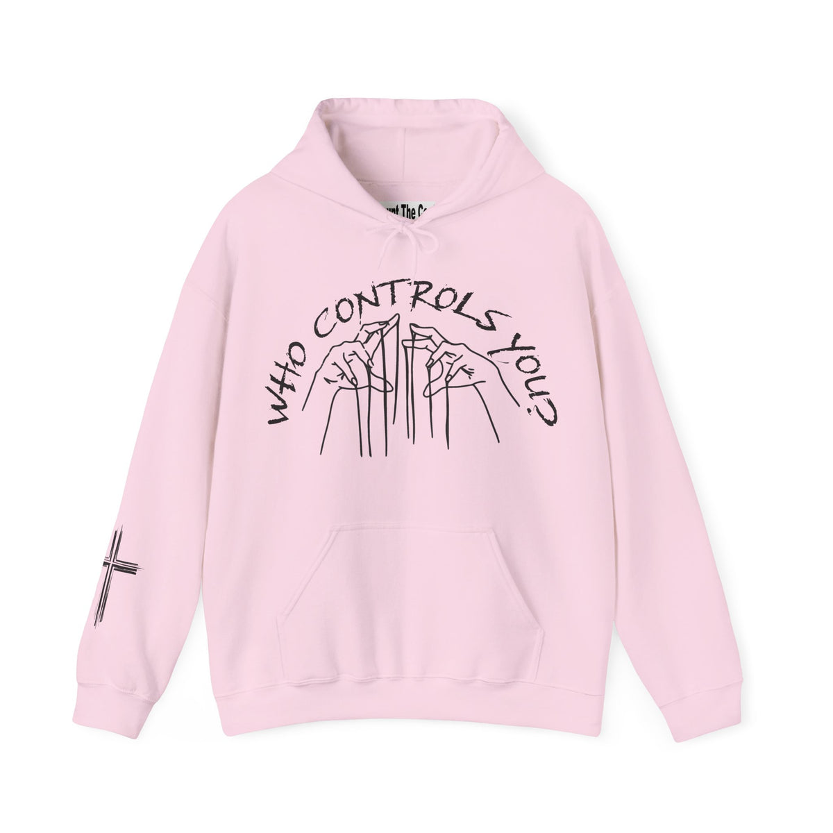 WHO CONTROLS YOU? HOODIE PINK