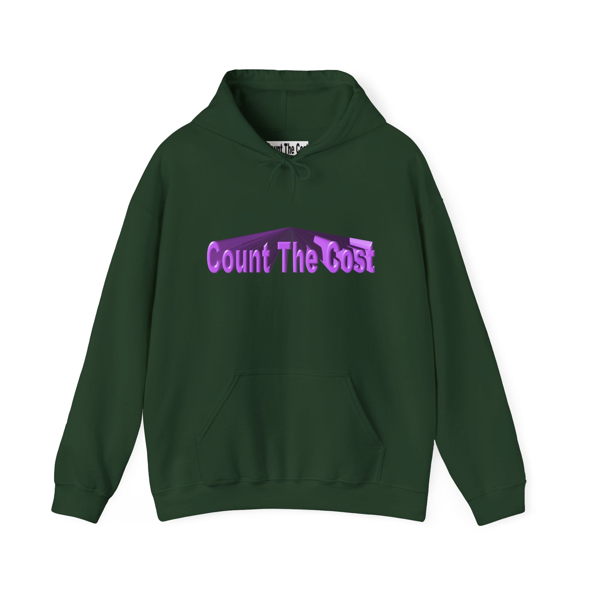 Count The Cost Hoodie — Christian Faith Quote Pullover (Matthew 10:32–33)