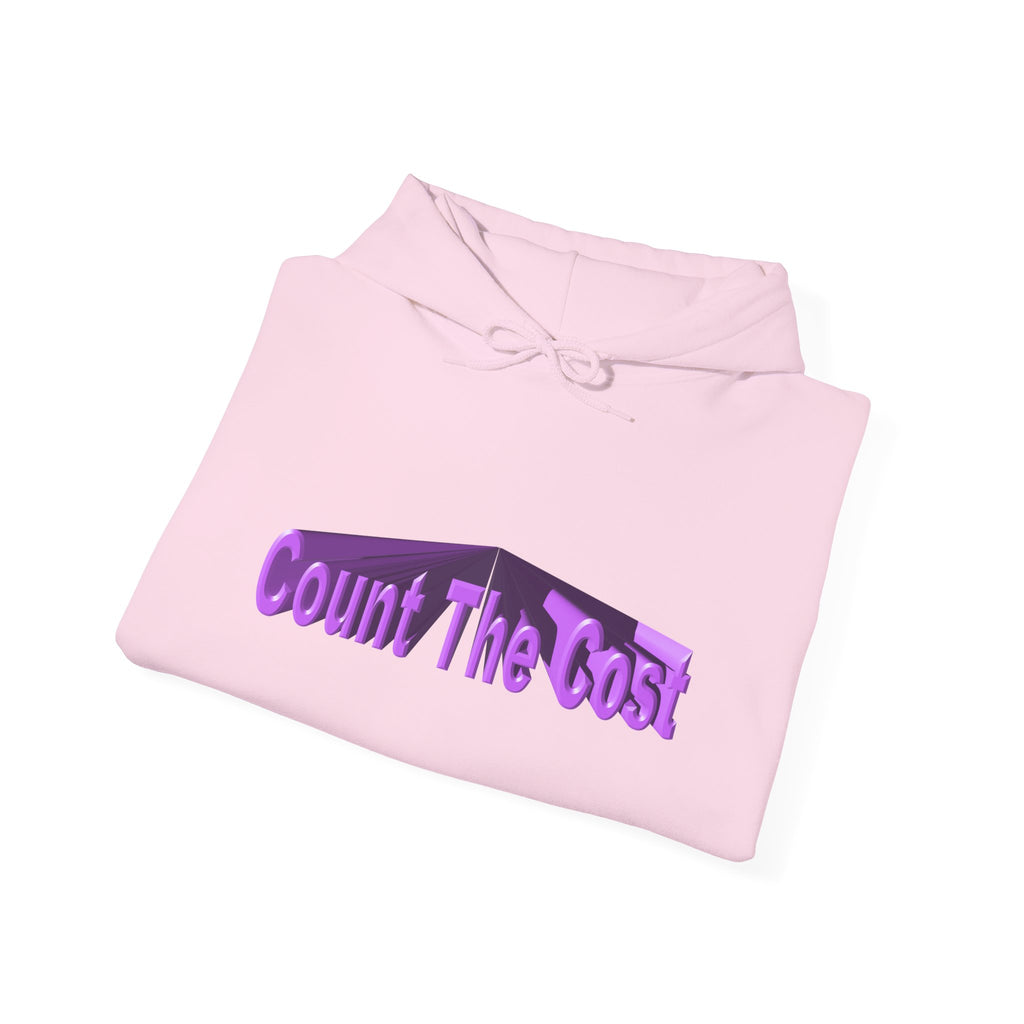 Count The Cost Hoodie — Christian Faith Quote Pullover (Matthew 10:32–33)