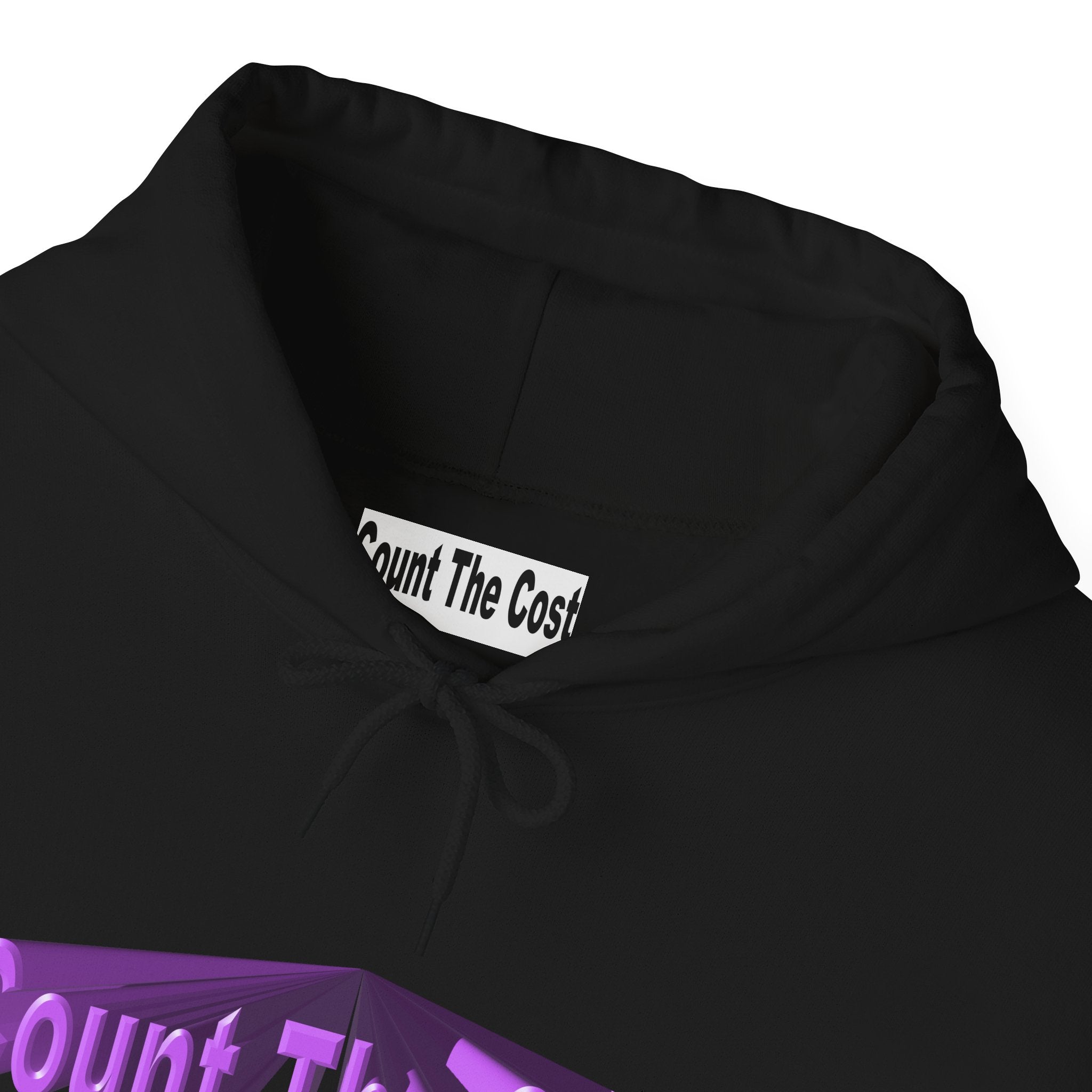 Count The Cost Hoodie — Christian Faith Quote Pullover (Matthew 10:32–33)