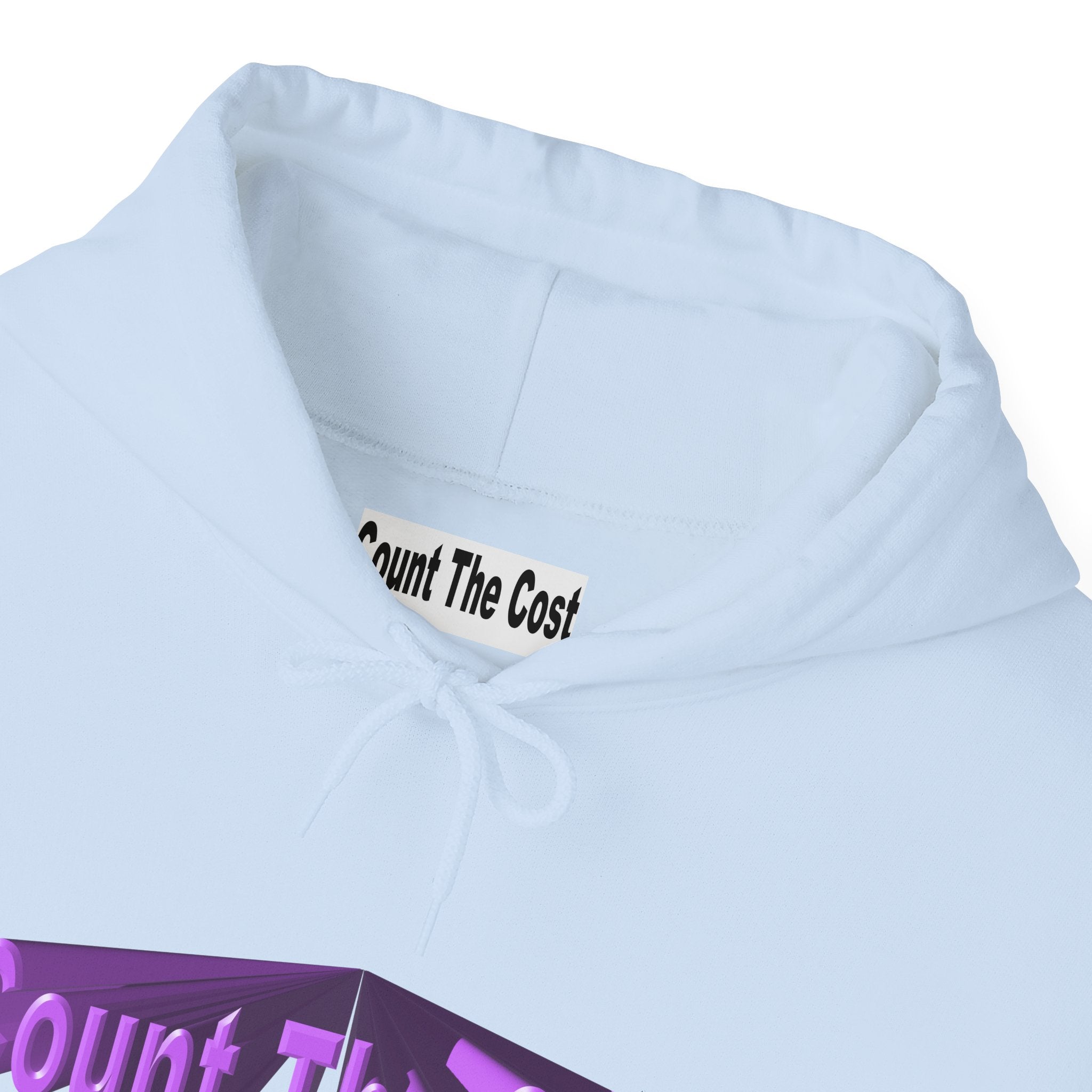 Count The Cost Hoodie — Christian Faith Quote Pullover (Matthew 10:32–33)