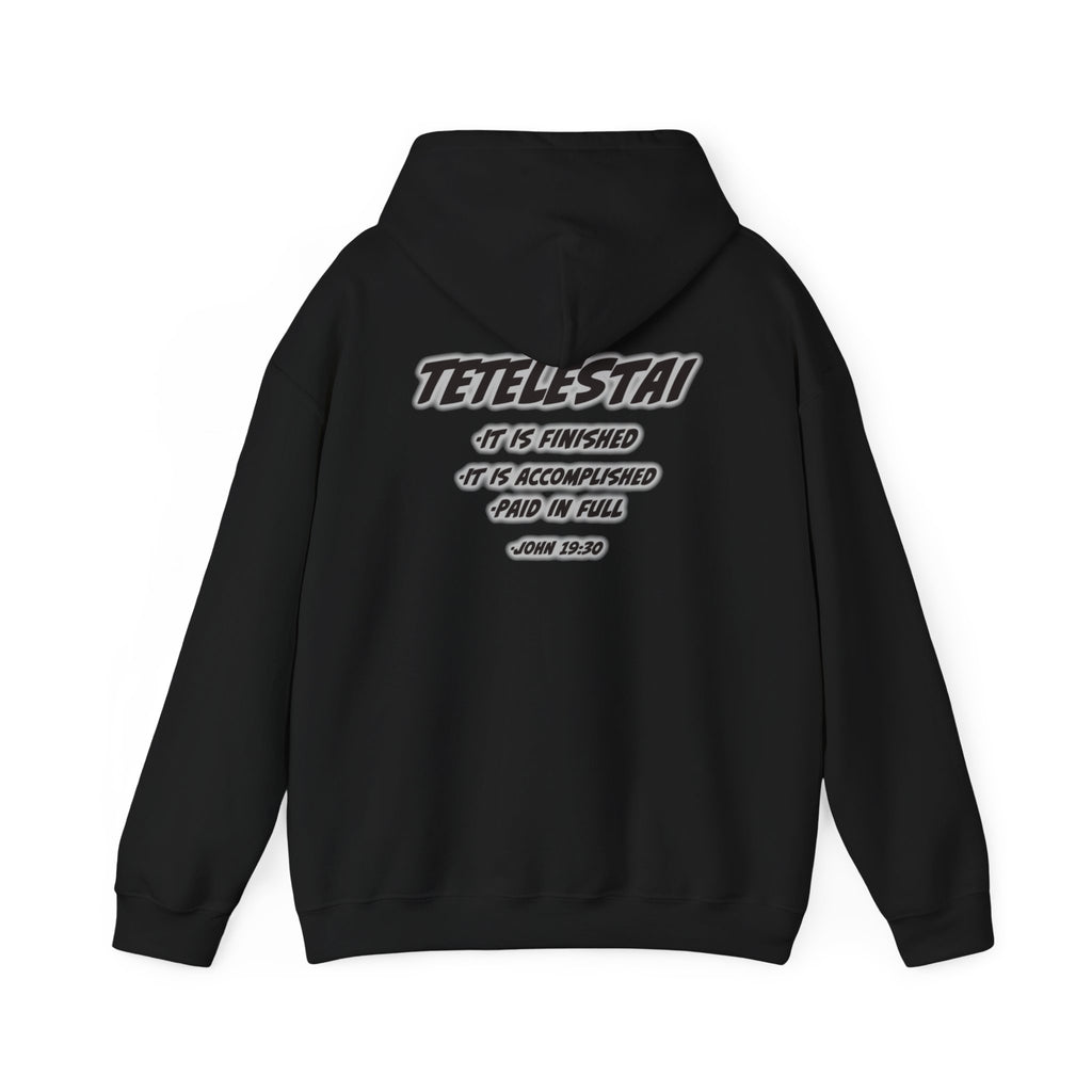Jesus 'It Is Finished' Hoodie — Tetelestai Christian Pullover