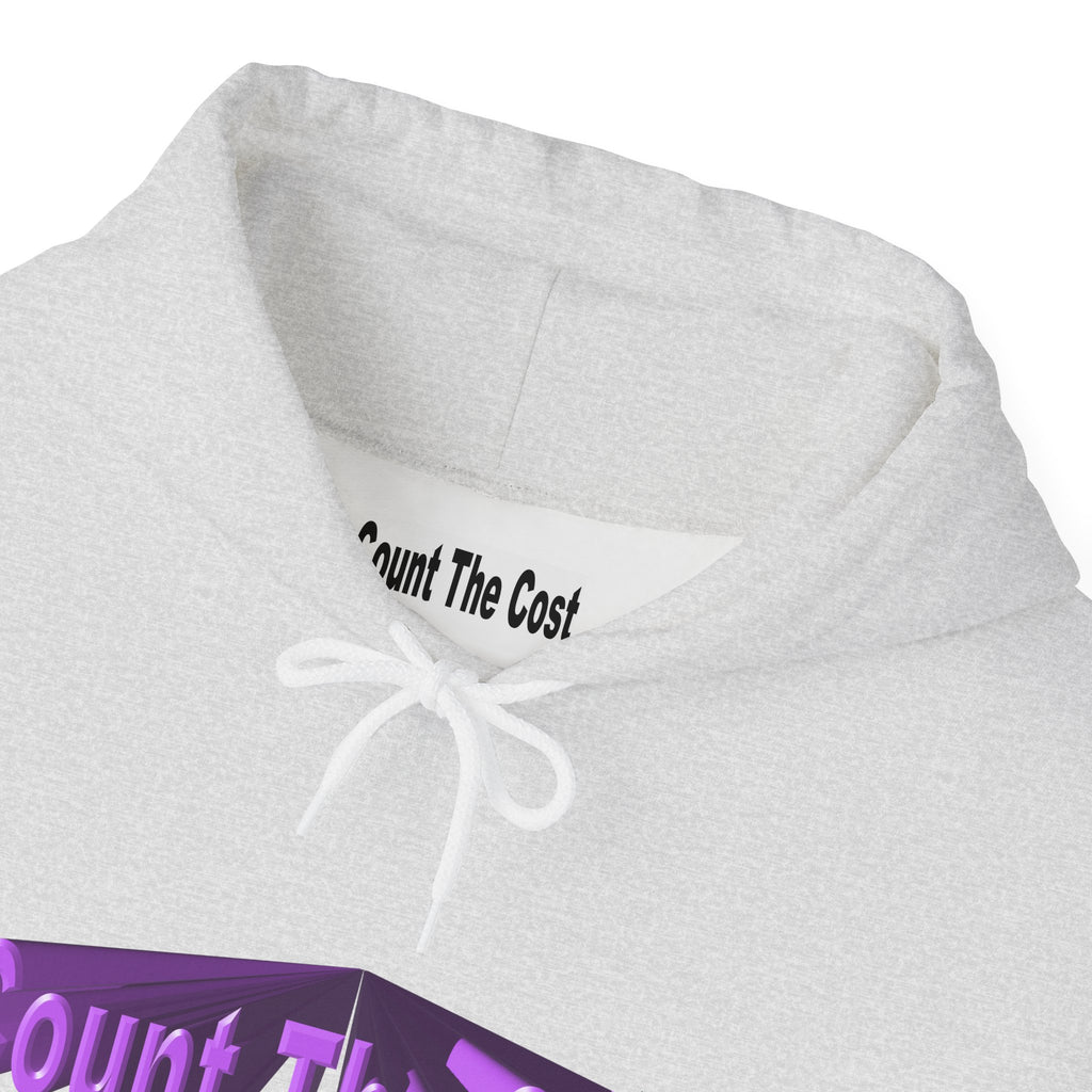 Count The Cost Hoodie — Christian Faith Quote Pullover (Matthew 10:32–33)
