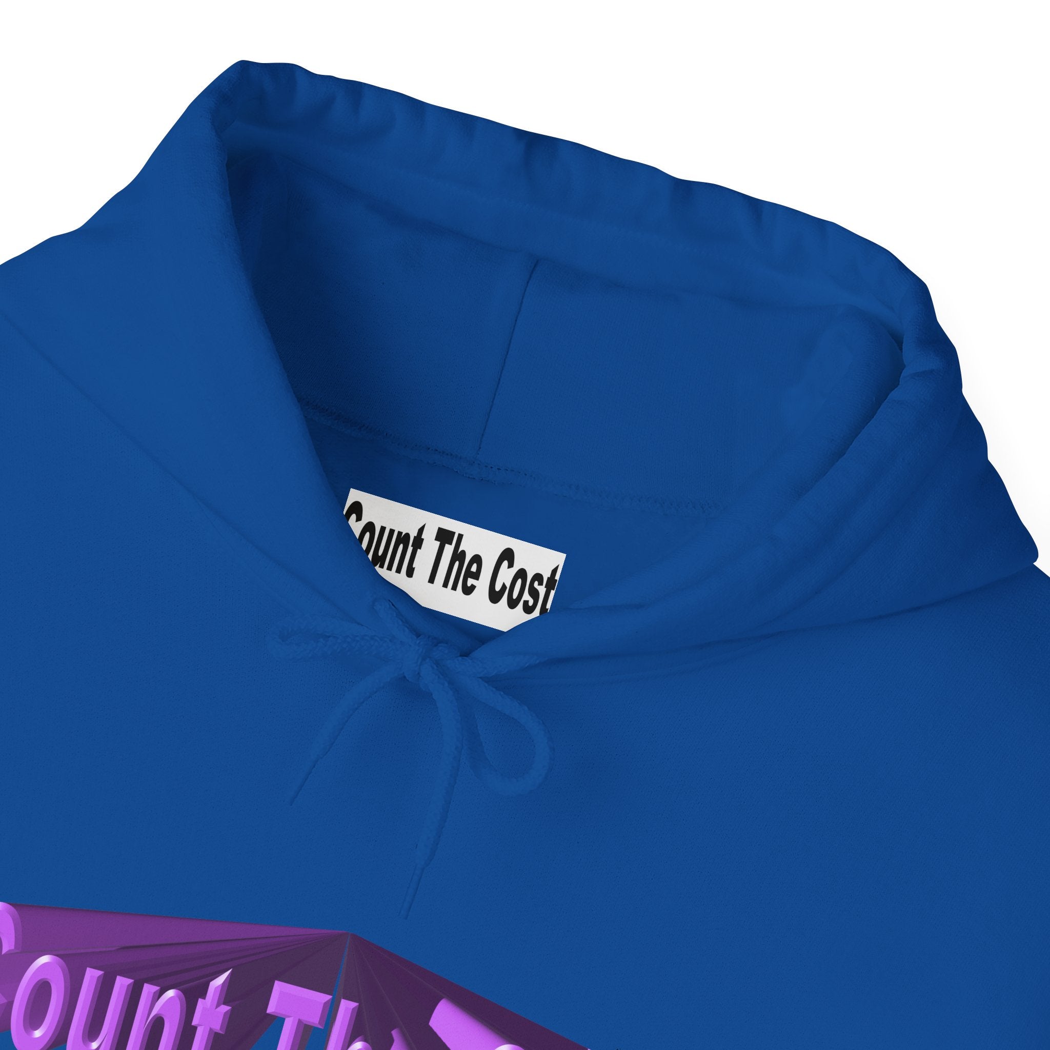 Count The Cost Hoodie — Christian Faith Quote Pullover (Matthew 10:32–33)