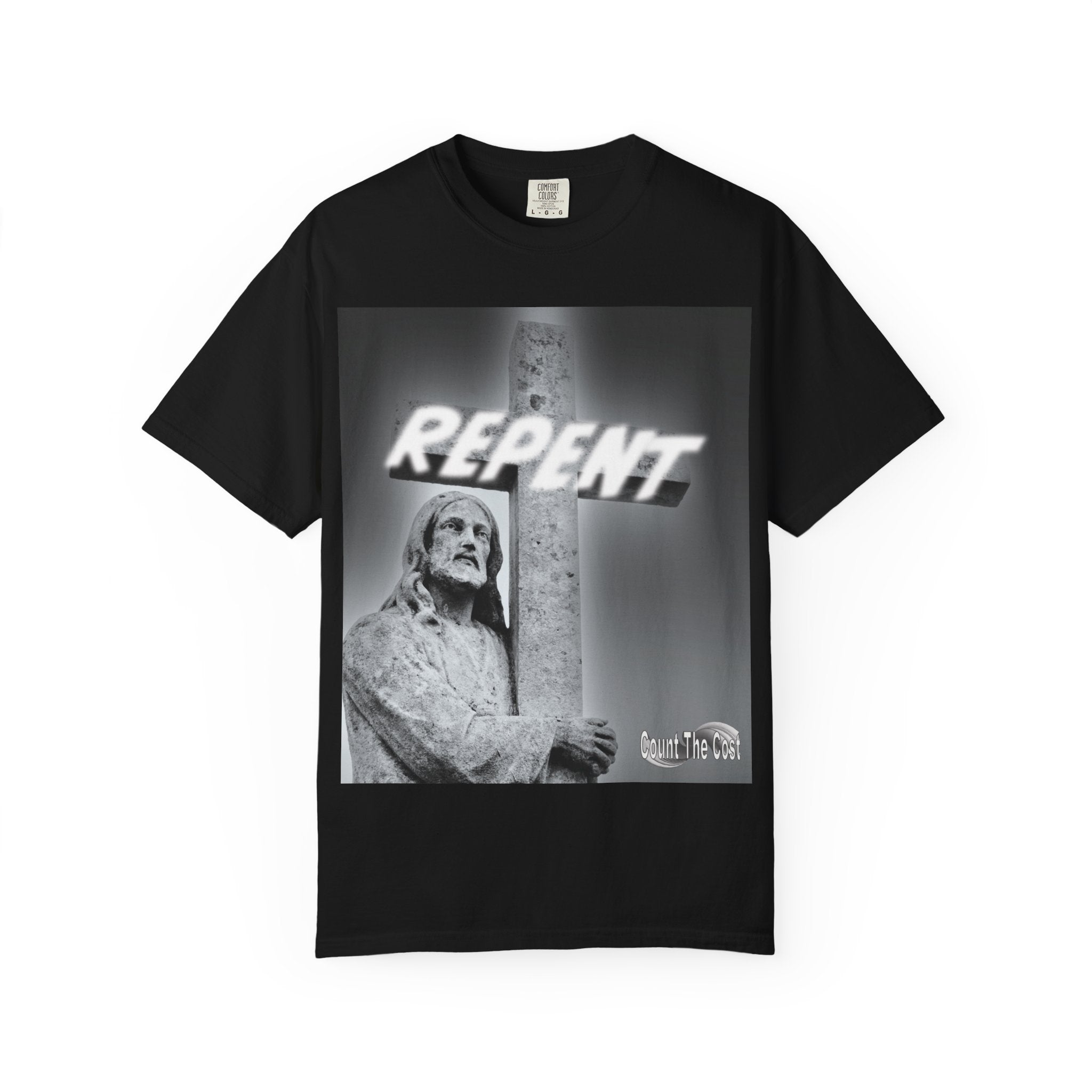 Repent T-Shirt — Christian Gospel Scripture Tee (Revelation 3:15-16)