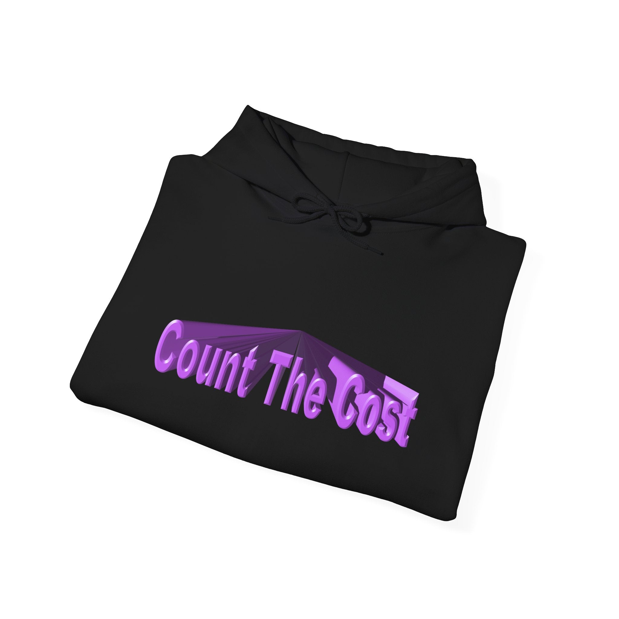 Count The Cost Hoodie — Christian Faith Quote Pullover (Matthew 10:32–33)