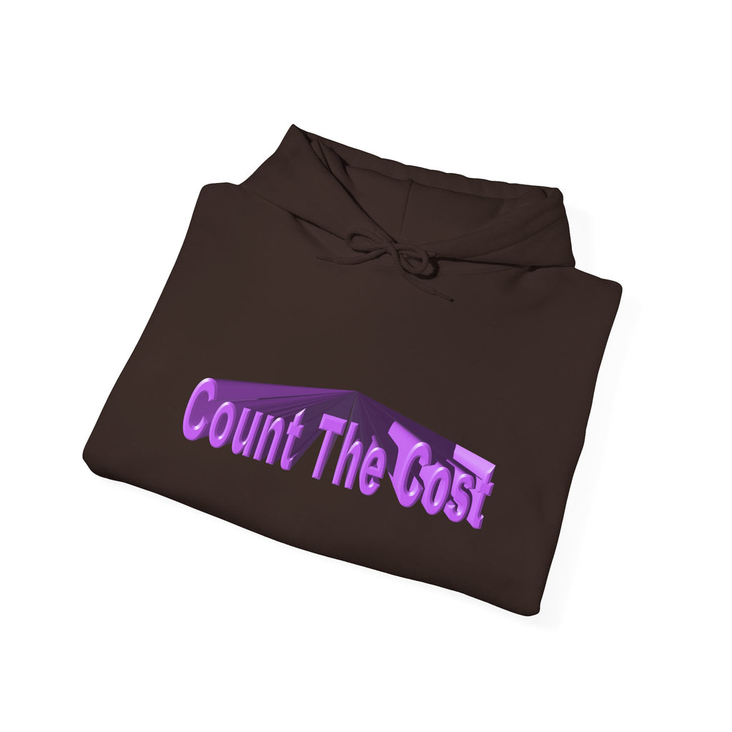 Count The Cost Hoodie — Christian Faith Quote Pullover (Matthew 10:32–33)