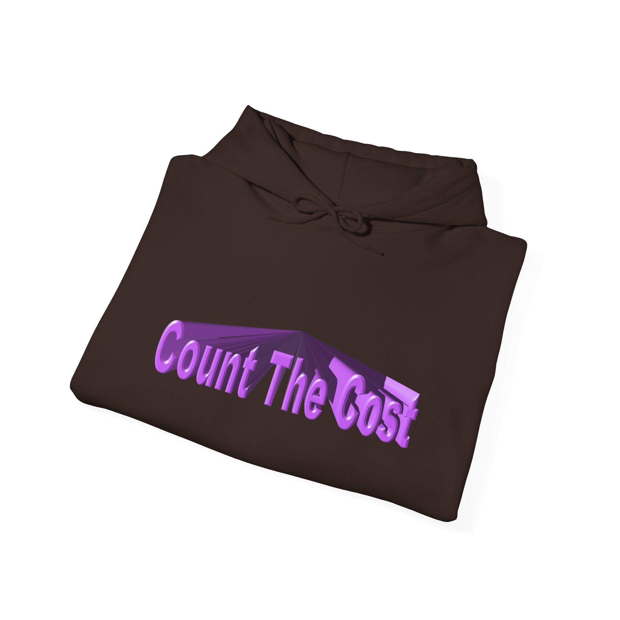 Count The Cost Hoodie — Christian Faith Quote Pullover (Matthew 10:32–33)