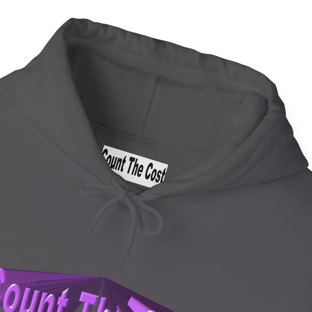 Count The Cost Hoodie — Christian Faith Quote Pullover (Matthew 10:32–33)