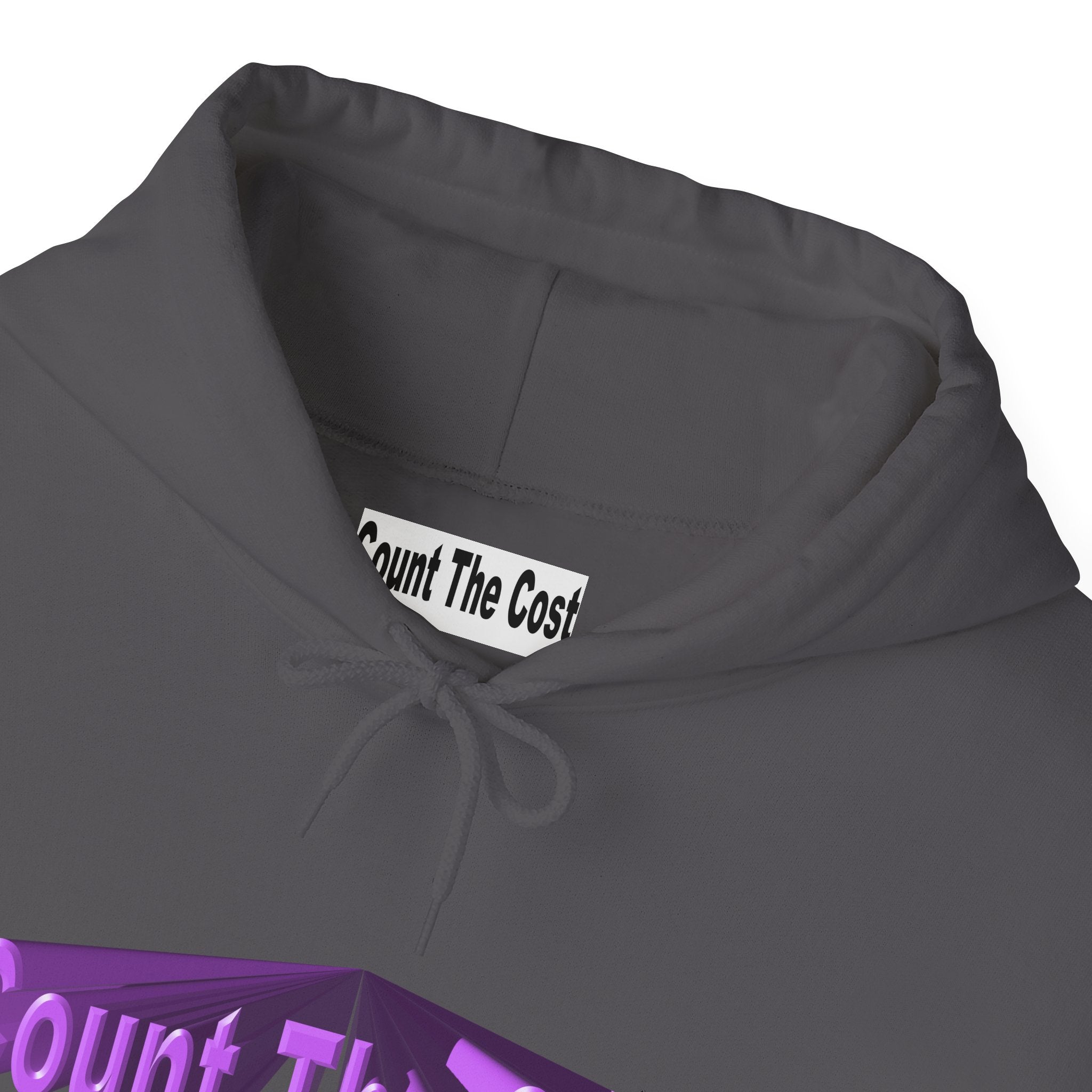 Count The Cost Hoodie — Christian Faith Quote Pullover (Matthew 10:32–33)