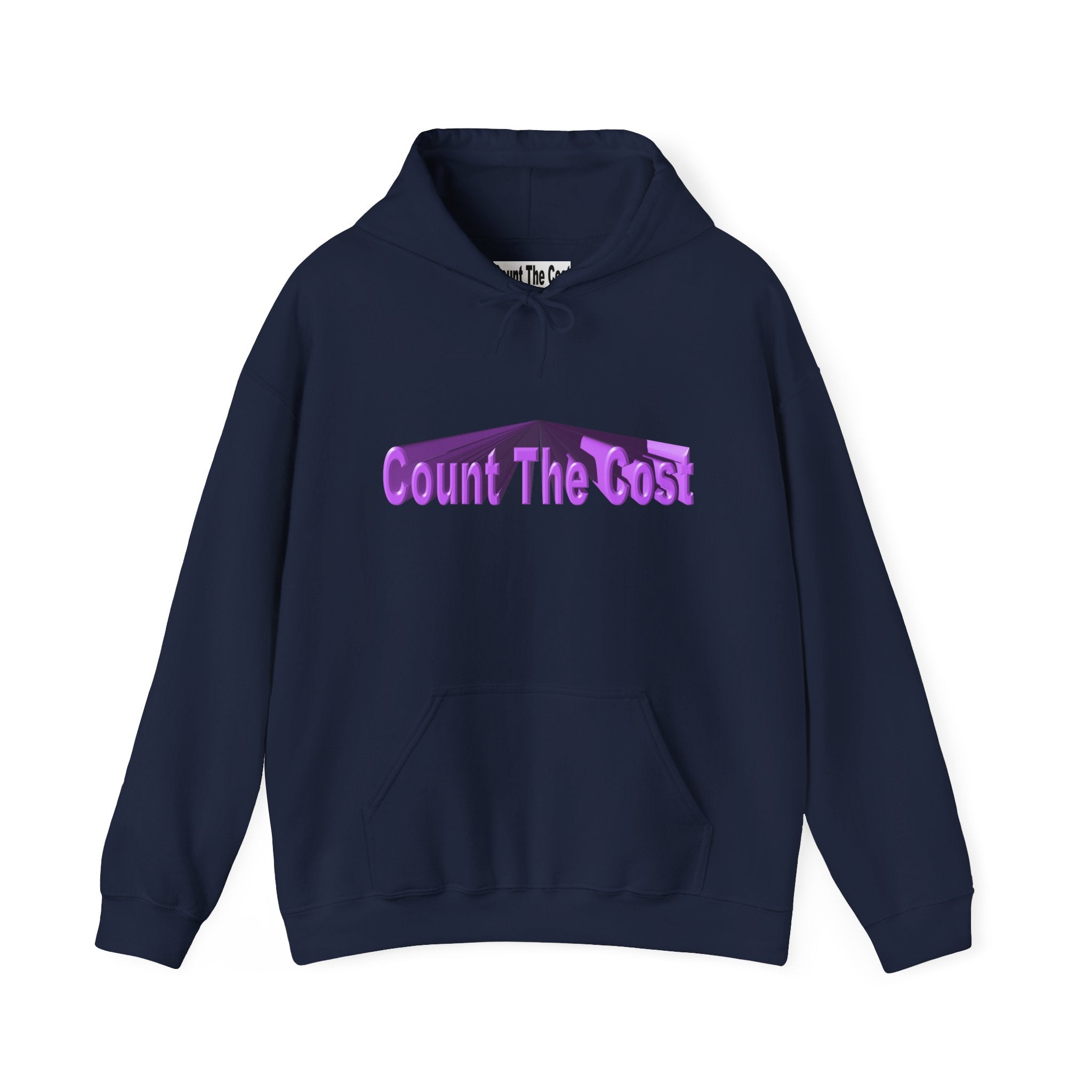 Count The Cost Hoodie — Christian Faith Quote Pullover (Matthew 10:32–33)
