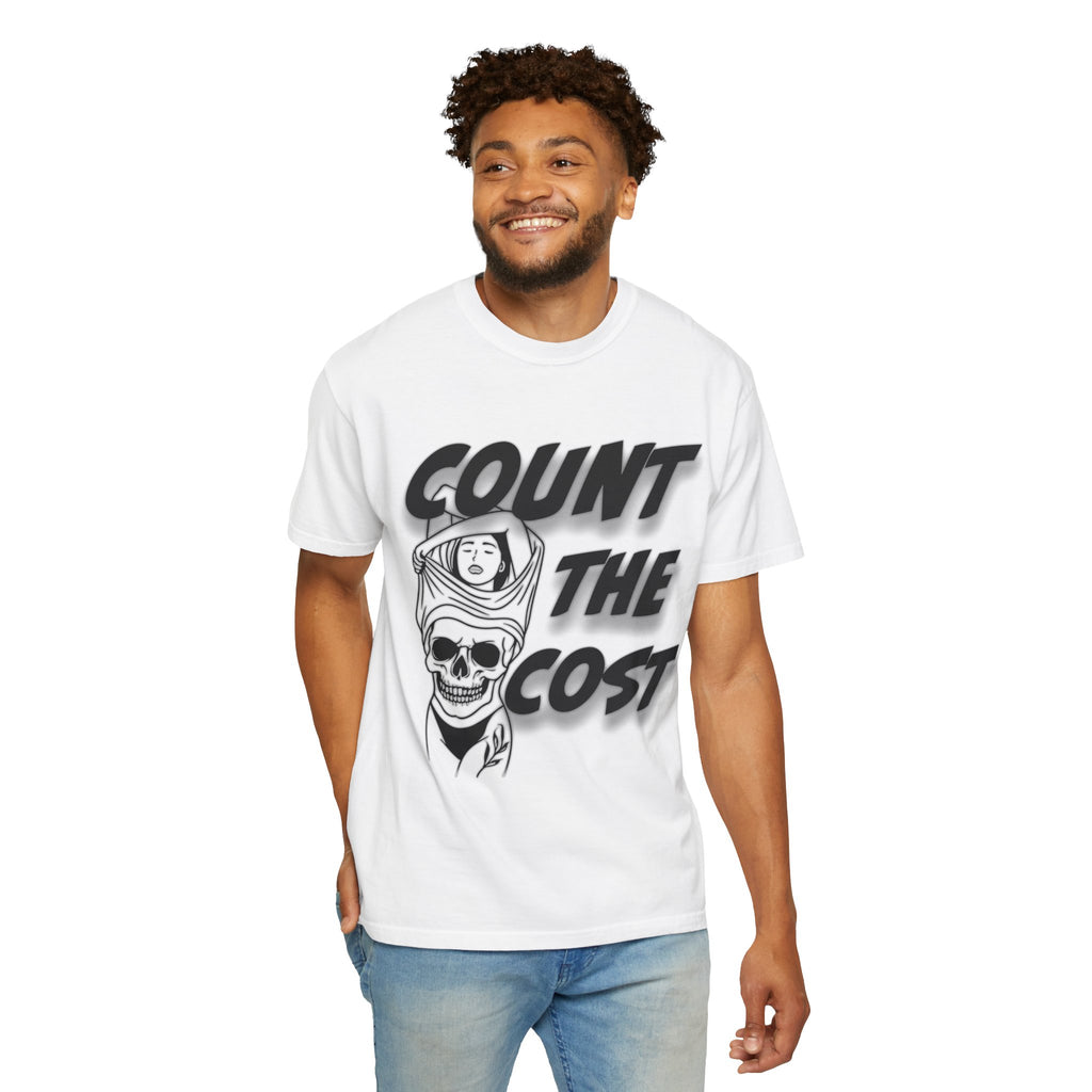 Count the Cost T-Shirt — "Seductive Woman Is a Trap" Religious Graphic Tee