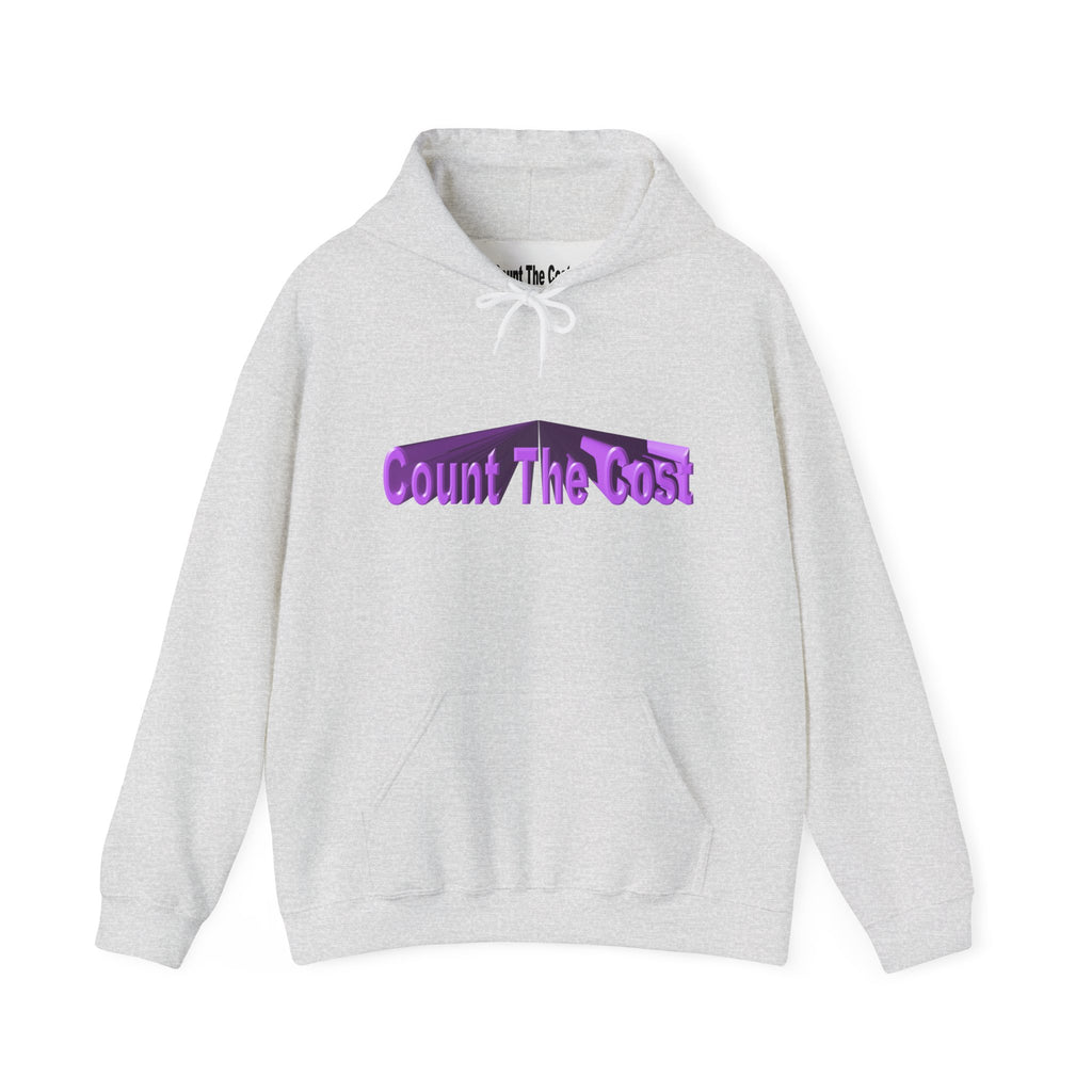 Count The Cost Hoodie — Christian Faith Quote Pullover (Matthew 10:32–33)