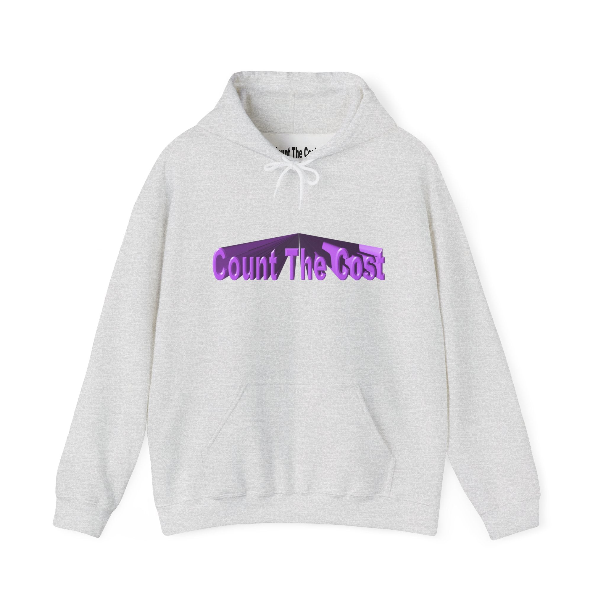 Count The Cost Hoodie — Christian Faith Quote Pullover (Matthew 10:32–33)