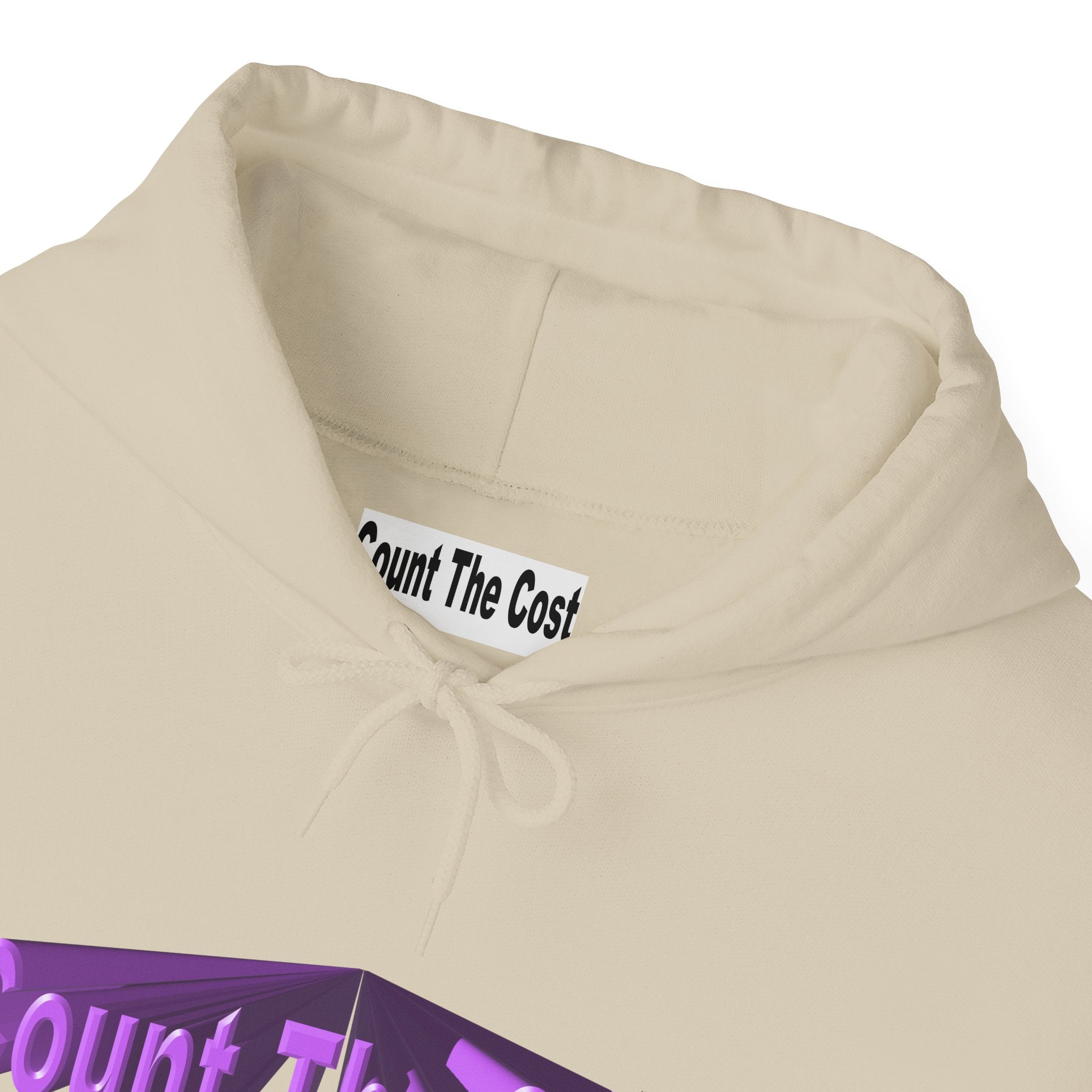 Count The Cost Hoodie — Christian Faith Quote Pullover (Matthew 10:32–33)