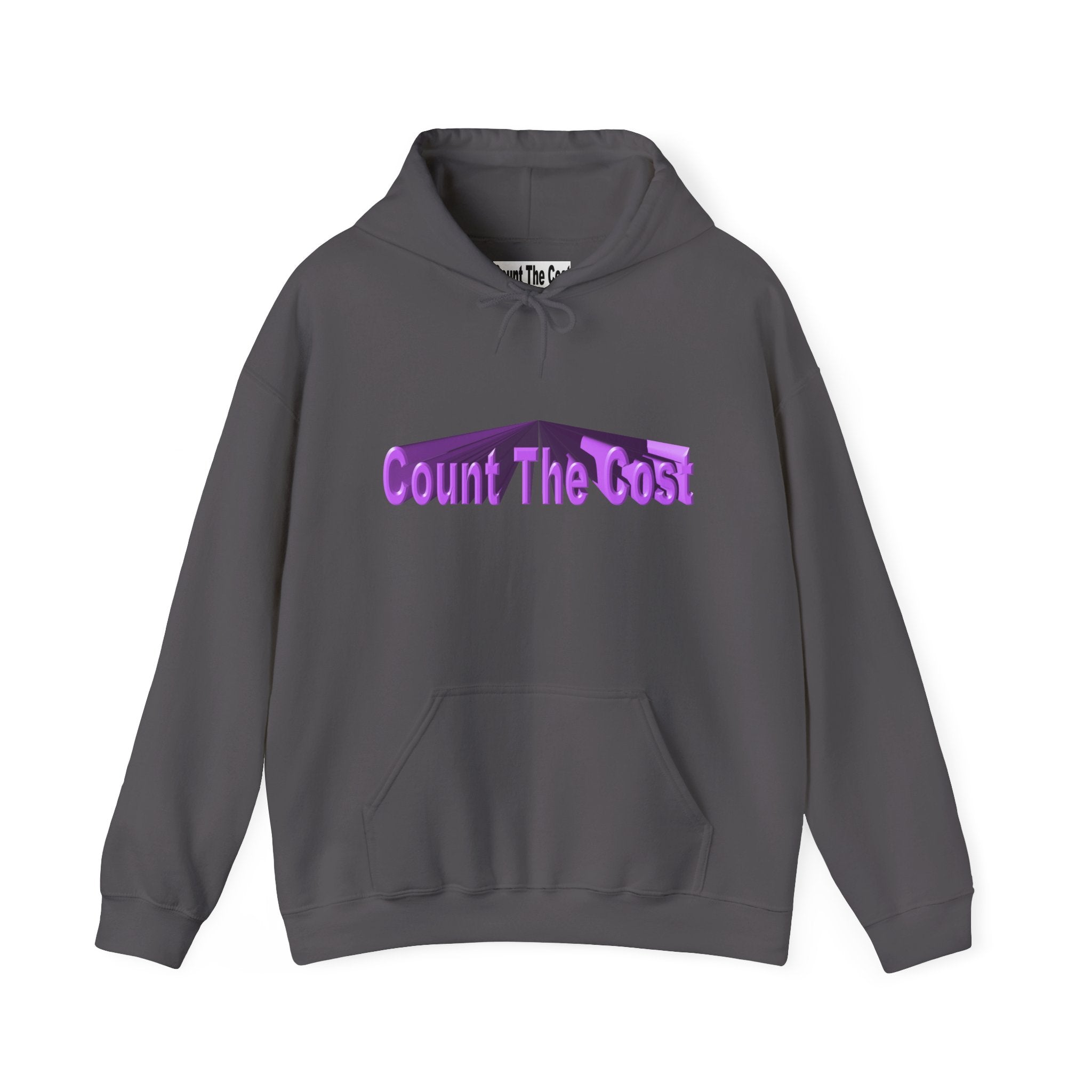 Count The Cost Hoodie — Christian Faith Quote Pullover (Matthew 10:32–33)