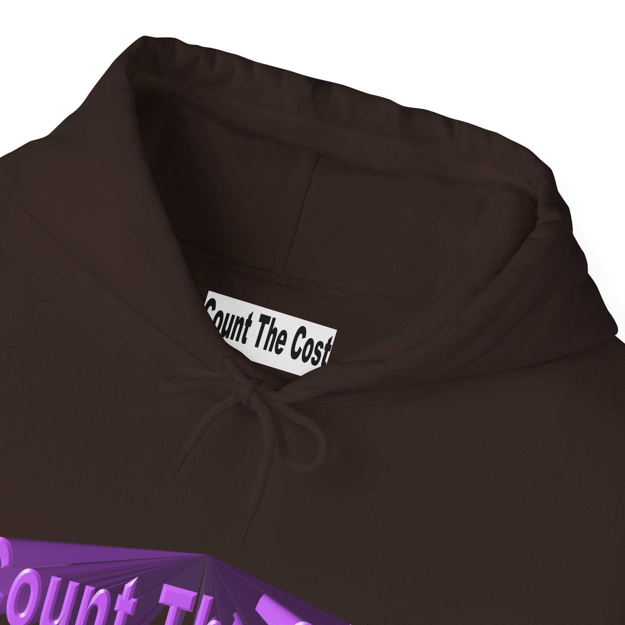 Count The Cost Hoodie — Christian Faith Quote Pullover (Matthew 10:32–33)