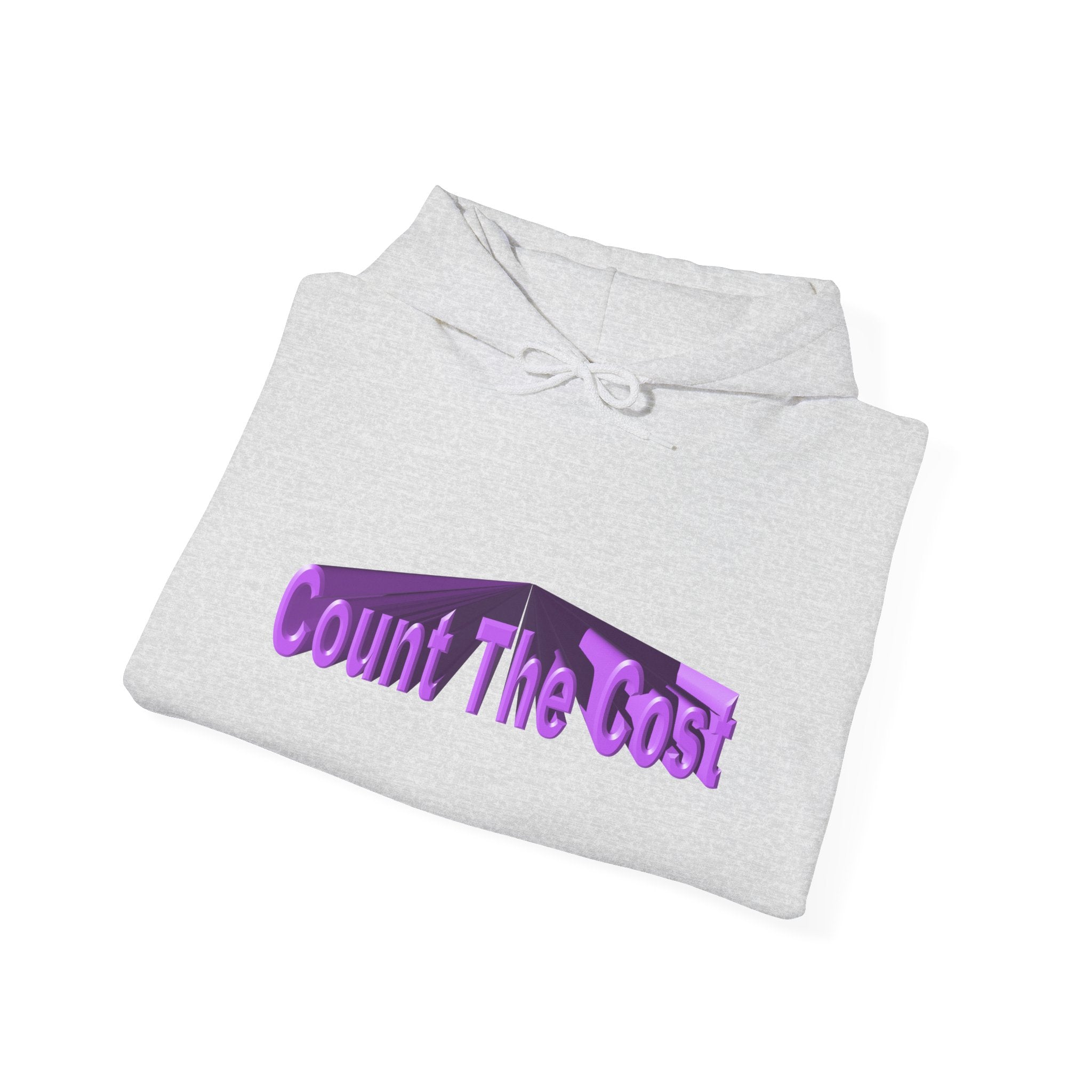 Count The Cost Hoodie — Christian Faith Quote Pullover (Matthew 10:32–33)