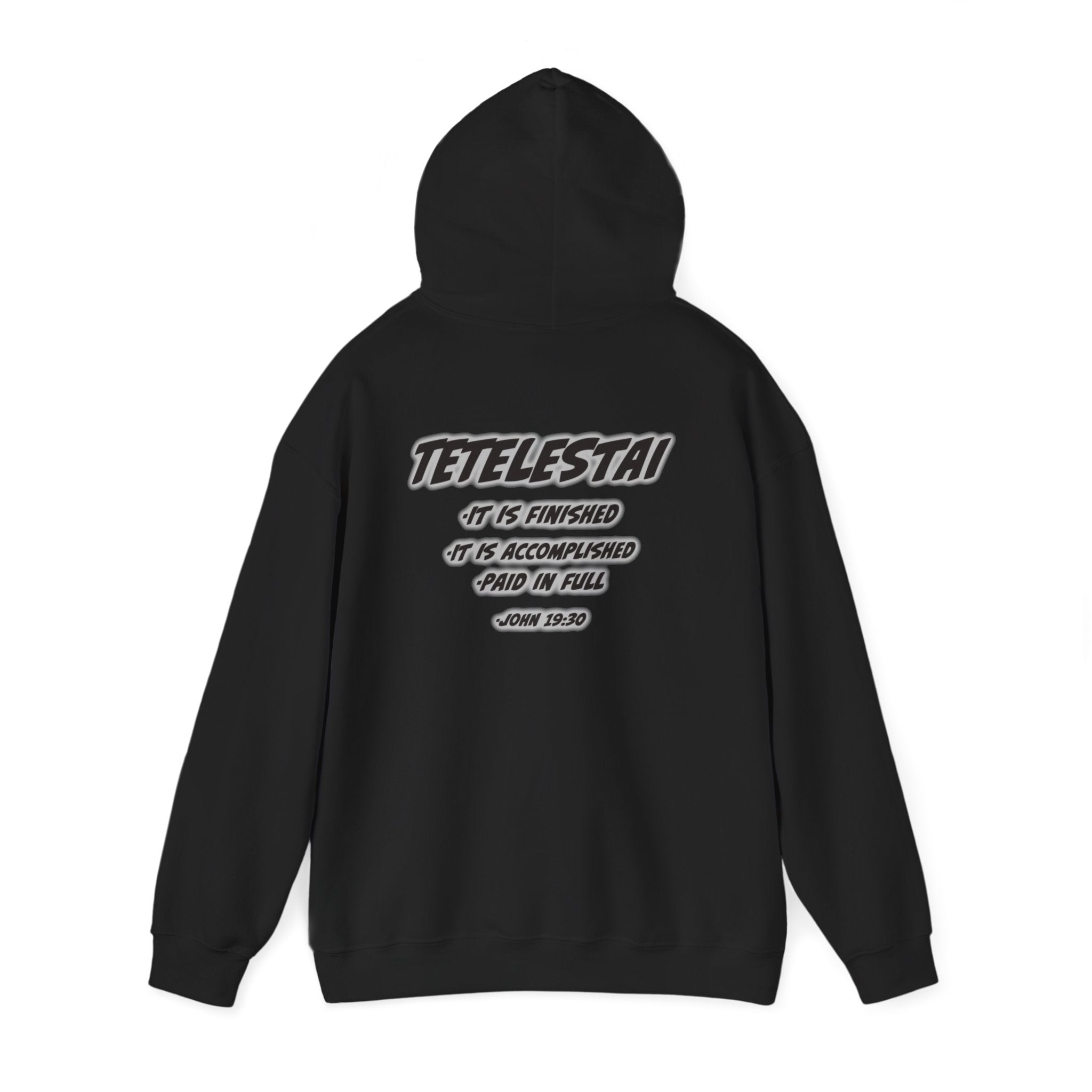 Jesus 'It Is Finished' Hoodie — Tetelestai Christian Pullover