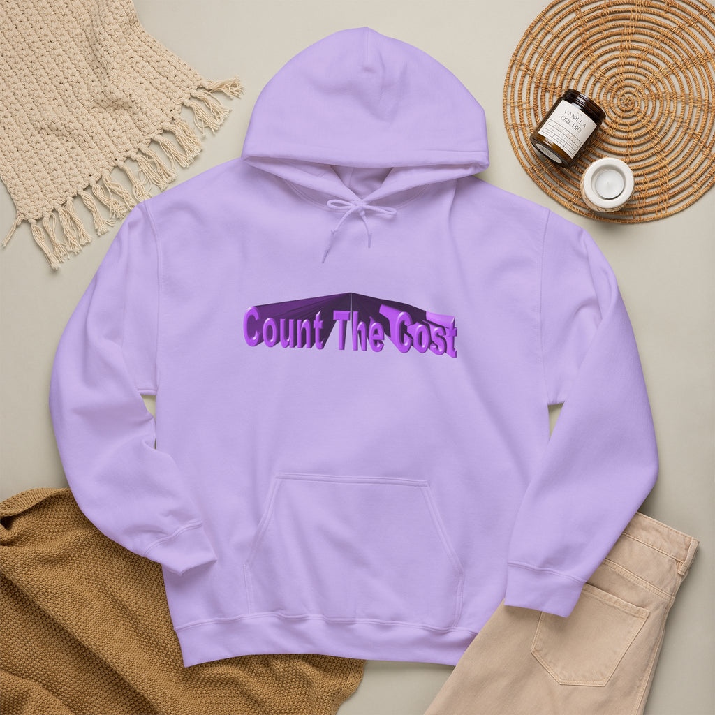Count The Cost Hoodie — Christian Faith Quote Pullover (Matthew 10:32–33)