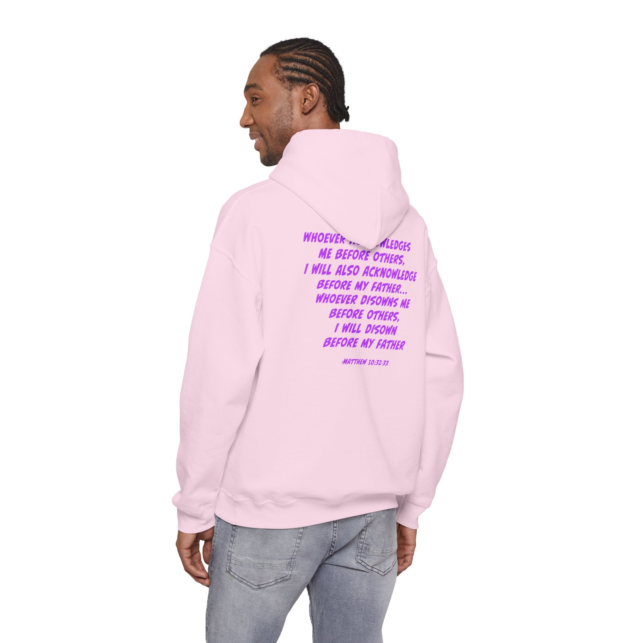 Count The Cost Hoodie — Christian Faith Quote Pullover (Matthew 10:32–33)