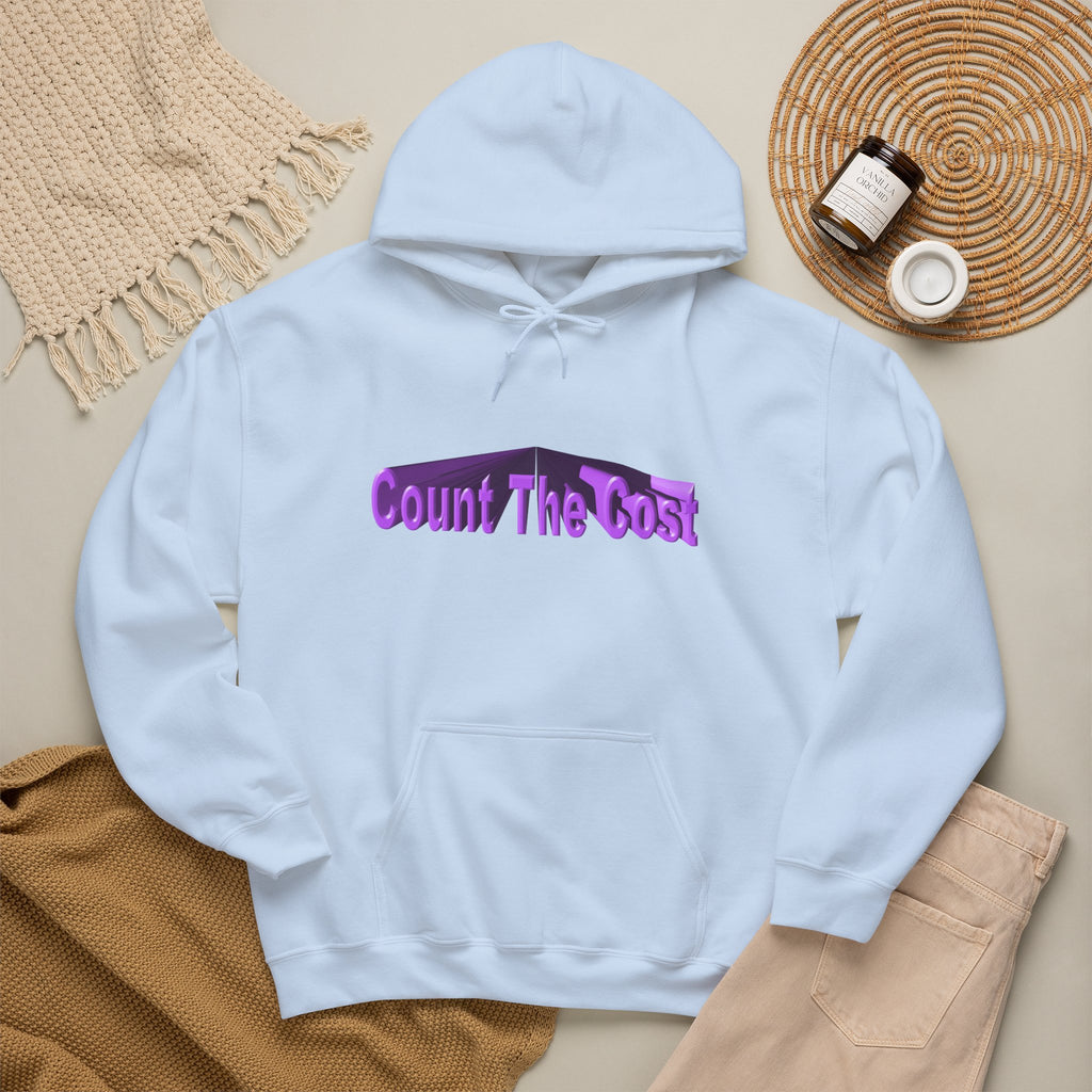 Count The Cost Hoodie — Christian Faith Quote Pullover (Matthew 10:32–33)