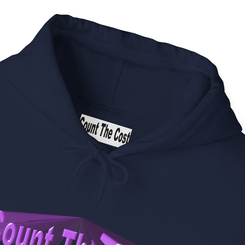 Count The Cost Hoodie — Christian Faith Quote Pullover (Matthew 10:32–33)
