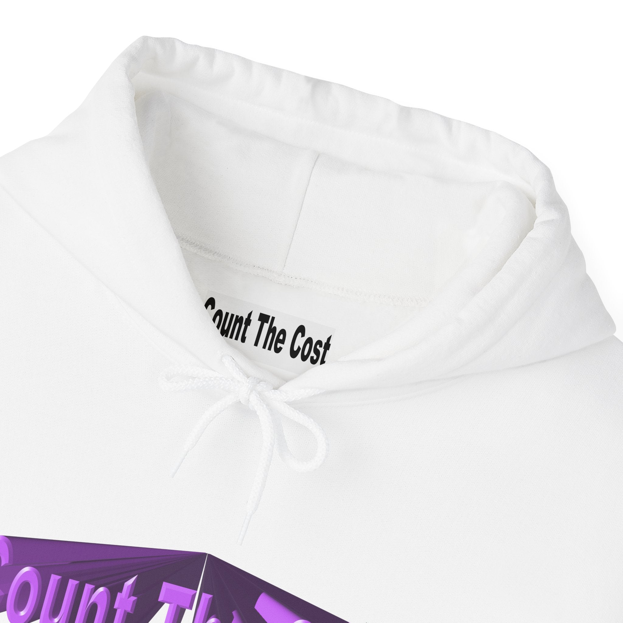 Count The Cost Hoodie — Christian Faith Quote Pullover (Matthew 10:32–33)