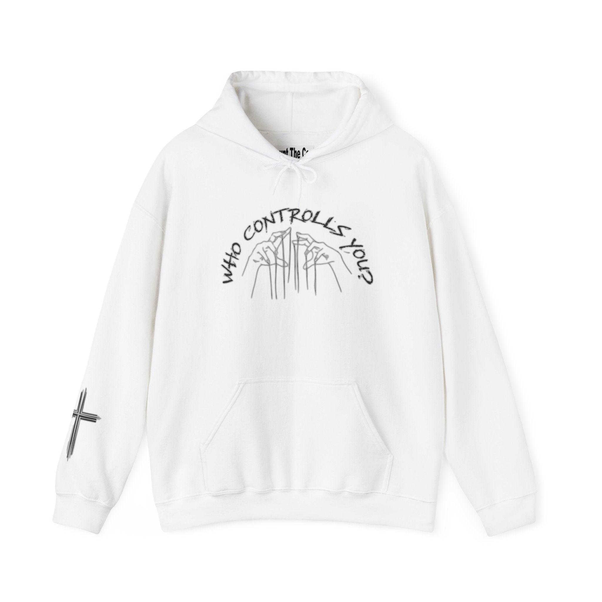 Hoodie — "Who Controls You?" Christian Scripture Graphic Hoodie