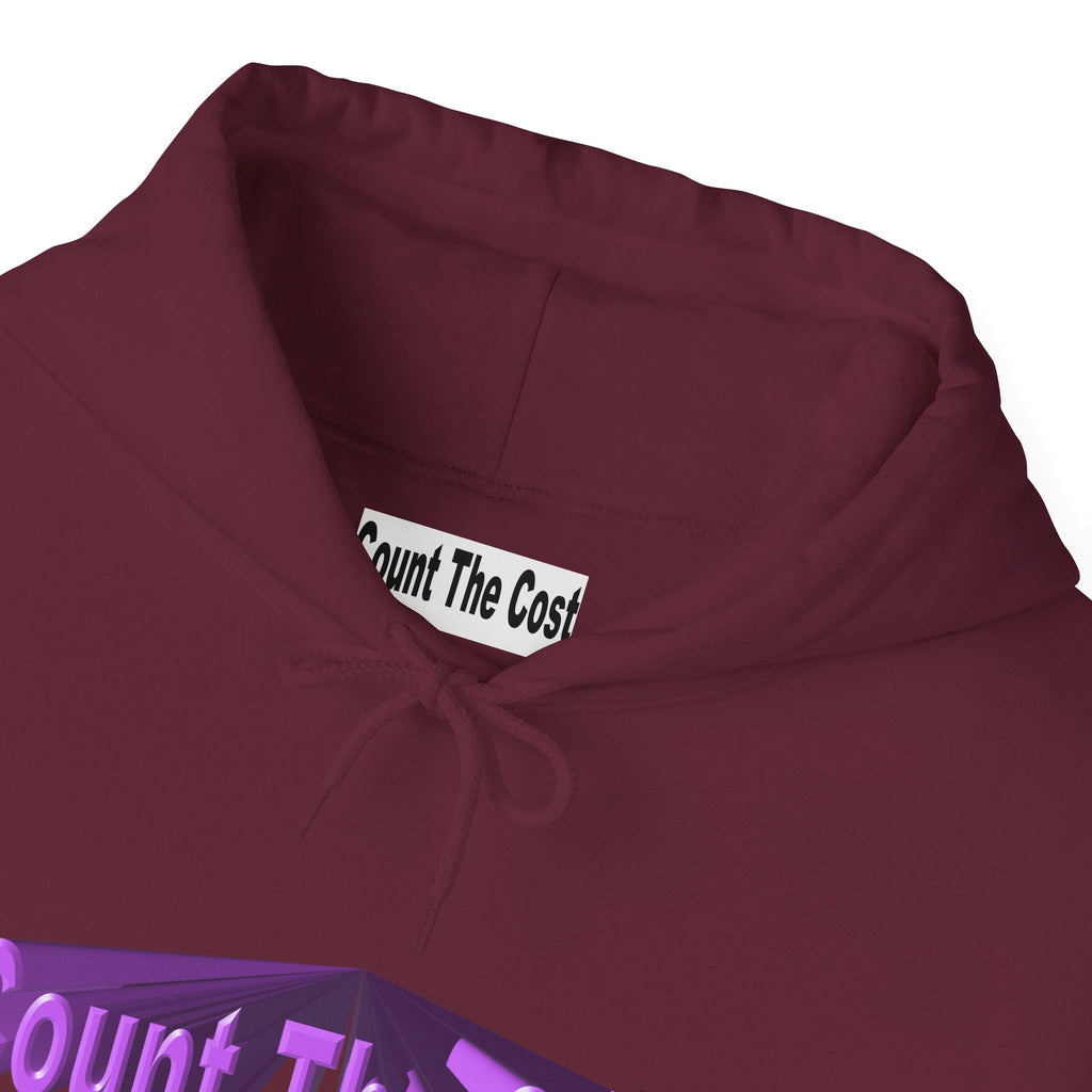Count The Cost Hoodie — Christian Faith Quote Pullover (Matthew 10:32–33)