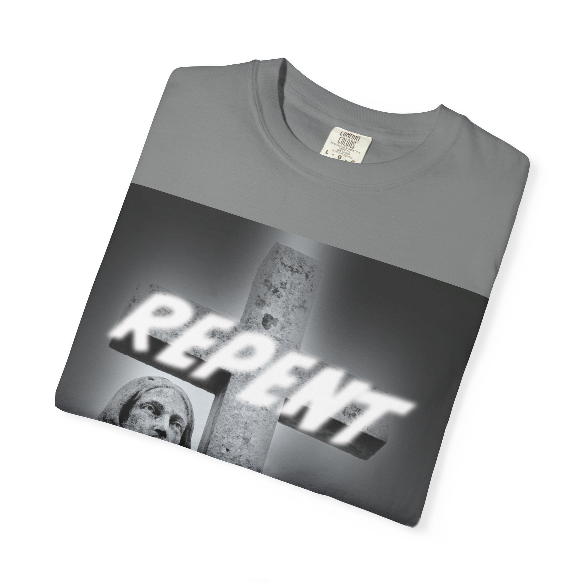 Repent T-Shirt — Christian Gospel Scripture Tee (Revelation 3:15-16)